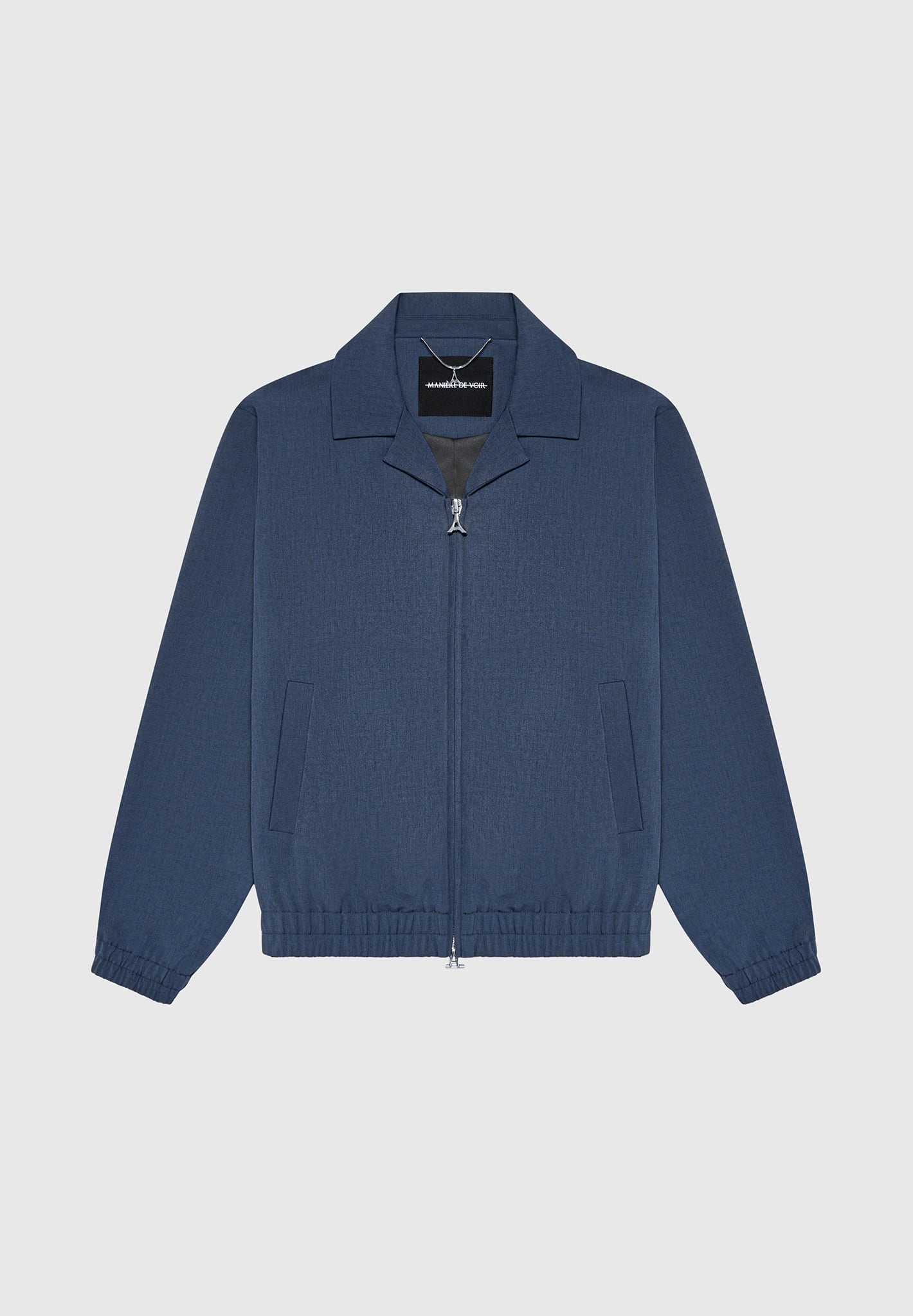 Revere Collar Jacket - Blue
